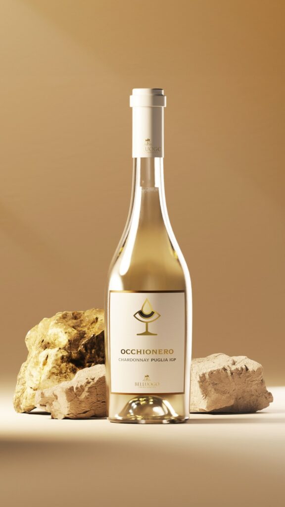 vino chardonnay belluogo occhionero 3d